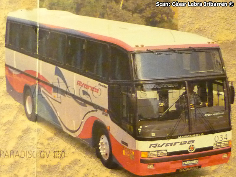 Catálogo | Marcopolo Paradiso GV 1150 / Scania K-113CL / Transportes Avaroa (Bolivia)