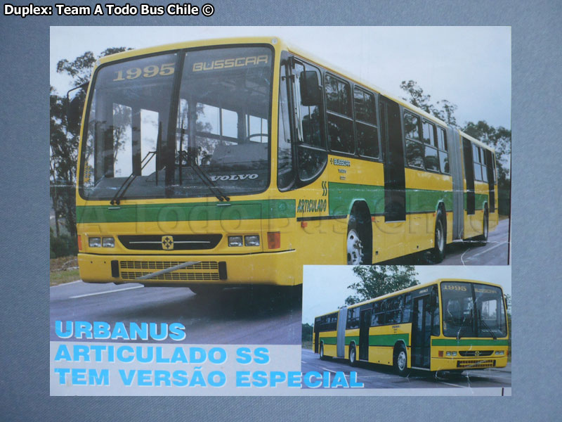 Catálogo | Busscar Urbanus SS Articulado / Volvo B-10M / Prototipo Busscar Ônibus S.A.
