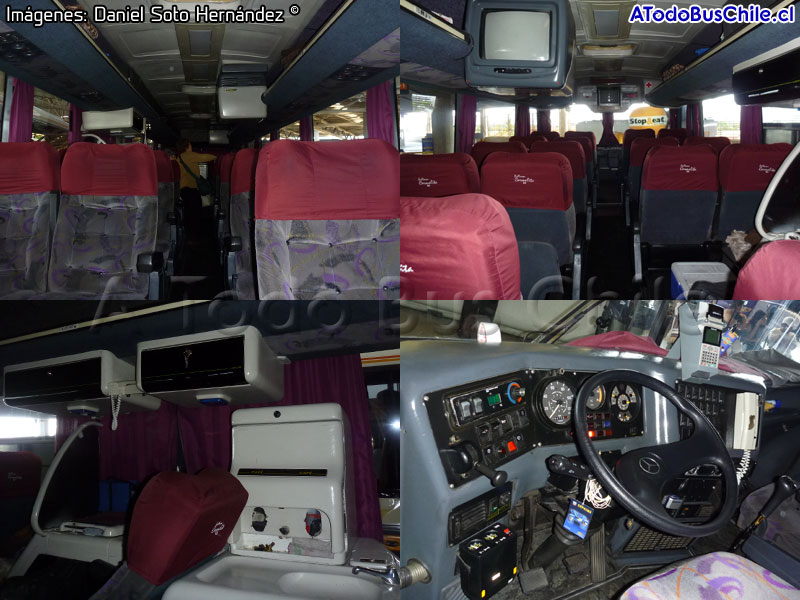 Interiores Unidad N° 63 Pullman Carmelita | Busscar Jum Buss 400P / Mercedes Benz O-400RSD