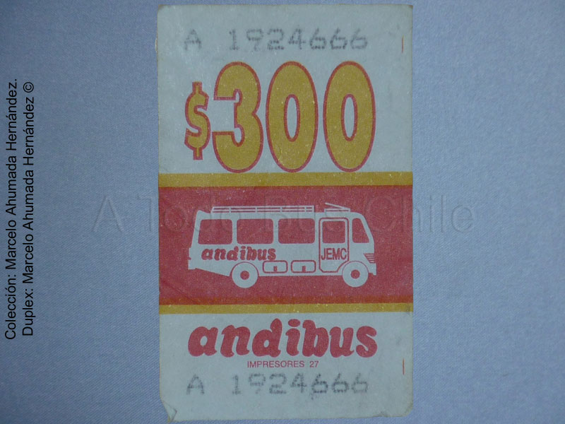 Boleto Adulto Andibus (2003)