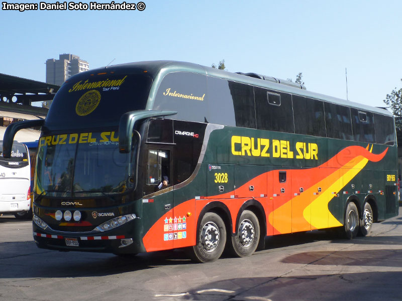 Comil Campione HD / Scania K-410B 8x2 / Cruz del Sur (Perú)