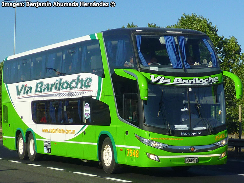 Marcopolo Paradiso G7 1800DD / Scania K-410B / Vía Bariloche (Argentina)