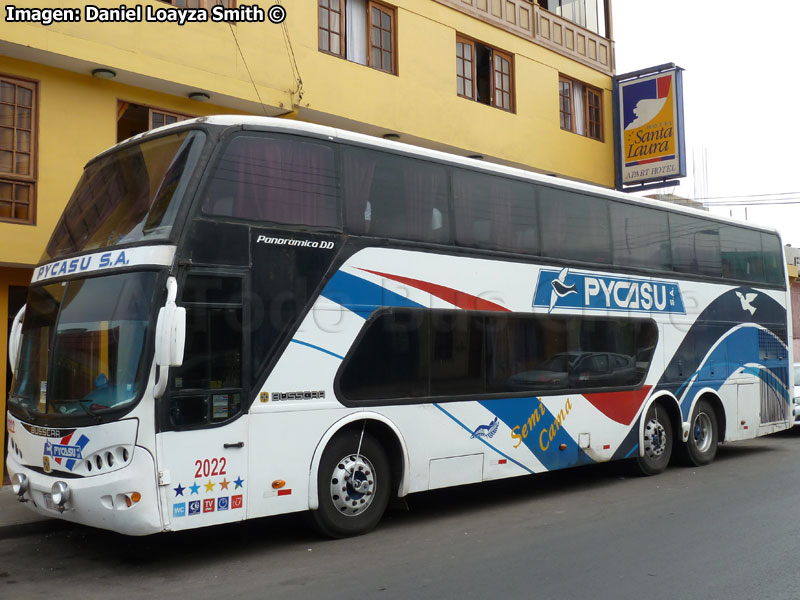 Busscar Panorâmico DD / Mercedes Benz O-400RSD / Pycasu S.A. (Paraguay)