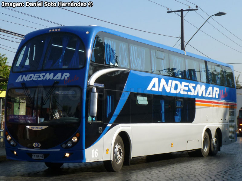 Metalsur Starbus 2 DP / Mercedes Benz O-500RSD-2436 / Andesmar Chile