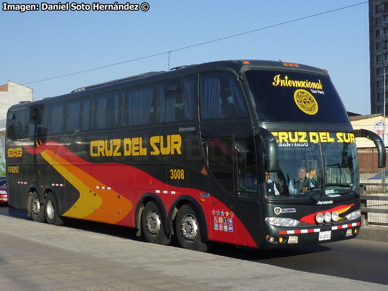 Marcopolo Paradiso G6 1550LD / Scania K-124IB 8x2  / Cruz del Sur (Perú)