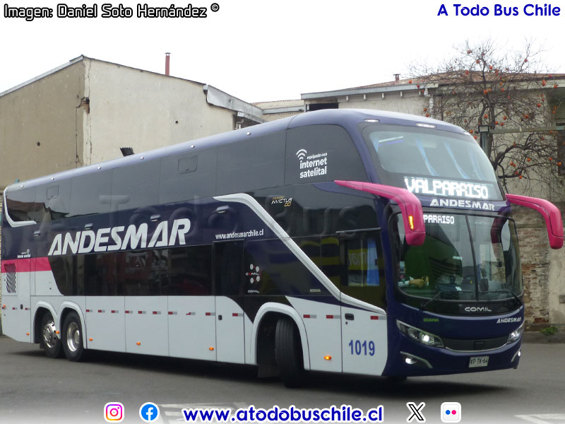 Comil Campione Invictus DD / Scania K-450CB eev5 / Andesmar Chile