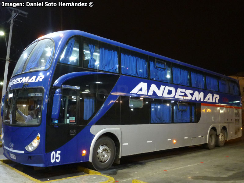 Metalsur Starbus 2 DP / Mercedes Benz O-500RSD-2436 / Andesmar Chile