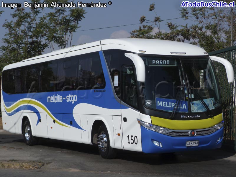 Marcopolo Viaggio G7 1050 / Mercedes Benz O-500R-1830 BlueTec5 / Autobuses Melipilla - Santiago
