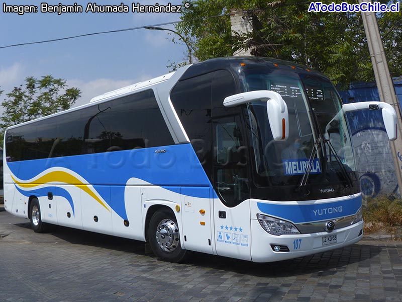Yutong ZK6136H Euro5 / Autobuses Melipilla - Santiago