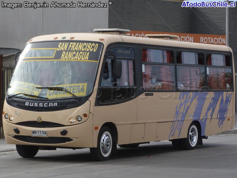 Busscar Micruss / Mercedes Benz LO-914 / Línea 1.000 San Francisco - Rancagua (Buses Camilo) Trans O'Higgins
