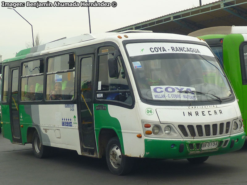 Inrecar Capricornio 2 / Volksbus 9-150OD / Línea 5.000 Coya - Rancagua (Buses Coya) Trans O'Higgins