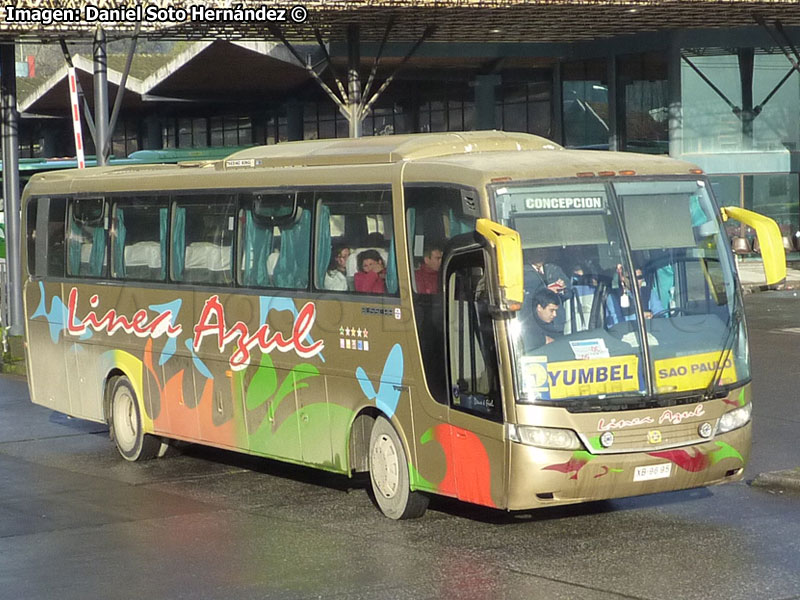 Busscar Vissta Buss LO / Volvo B-10R / Línea Azul (Auxiliar Buses Sao Paulo)