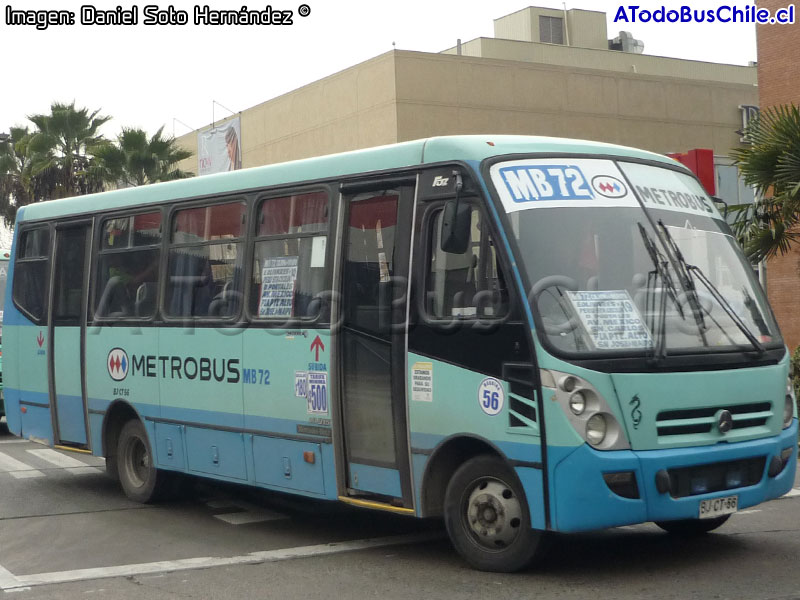 Induscar Caio Foz / Mercedes Benz LO-915 / Metrobus MB-72 EIM Bellavista de La Florida - San José de Maipo