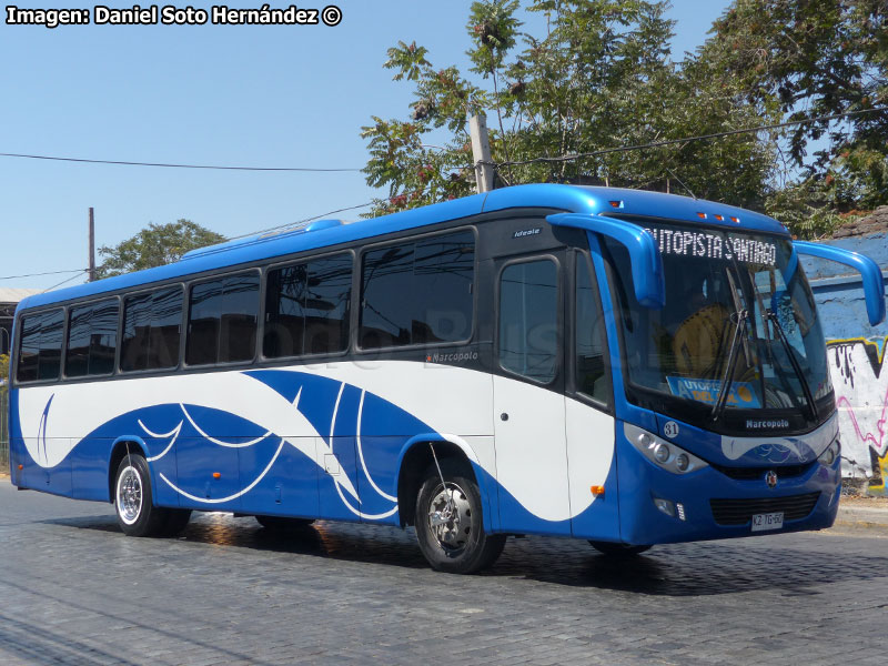 Marcopolo Ideale 770 / Mercedes Benz OF-1721 BlueTec5 / Buses Peñaflor Santiago BUPESA