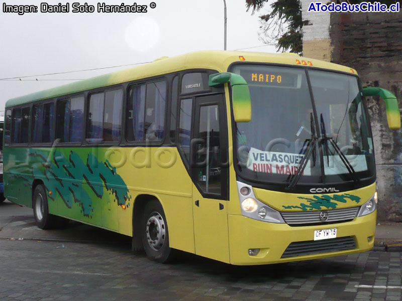 Comil Versatile / Mercedes Benz OF-1722 / Buses Buin - Maipo