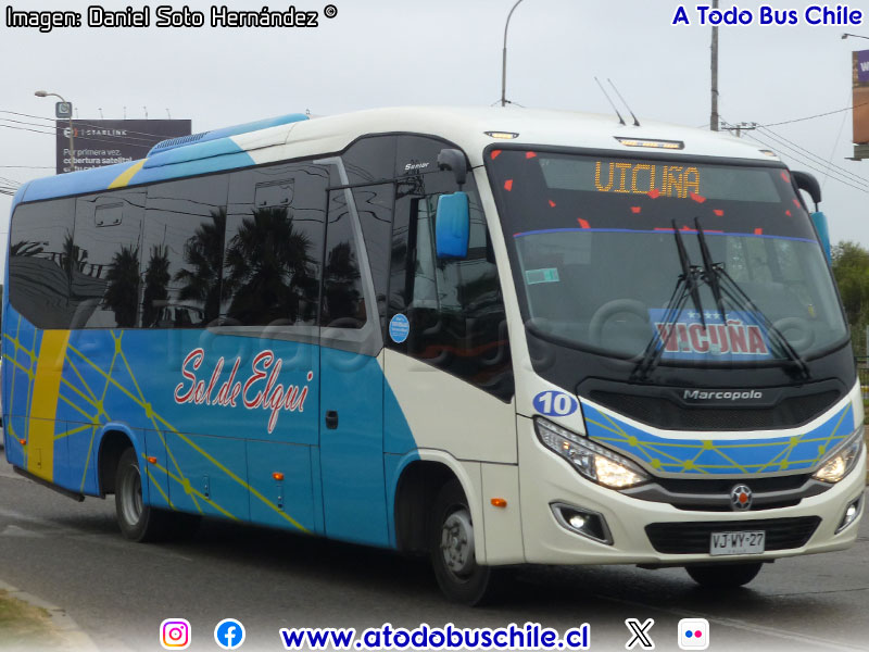 Marcopolo Senior / Mercedes Benz LO-916 BlueTec5 / Sol de Elqui