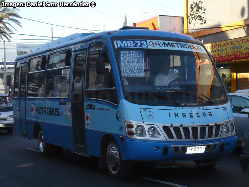 Inrecar Capricornio 2 / Mercedes Benz LO-915 / Metrobus Servicio MB-73