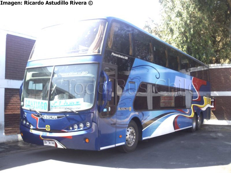 Busscar Panorâmico DD / Mercedes Benz O-500RSD-2442 / Transportes Guayacán (Auxiliar LIBAC)