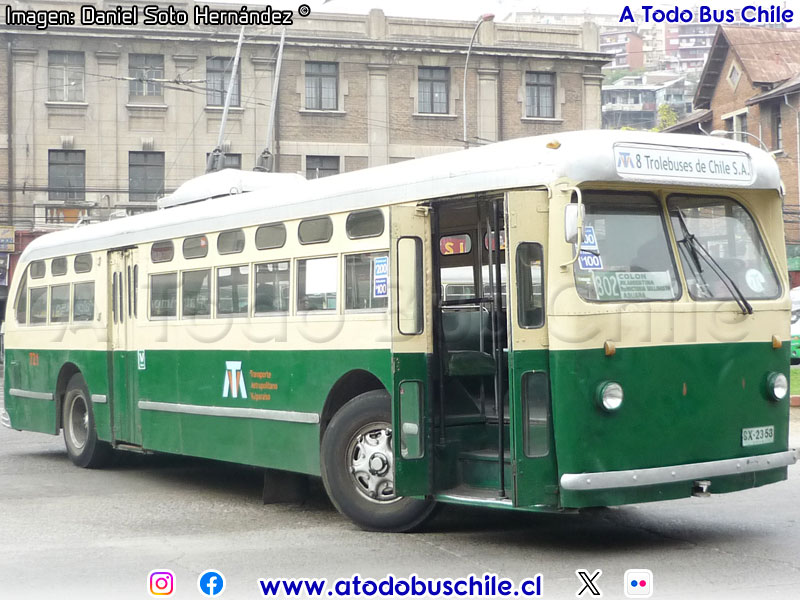 General Electric 43-CX Pullman Standard / TMV 8 Trolebuses de Chile S.A.
