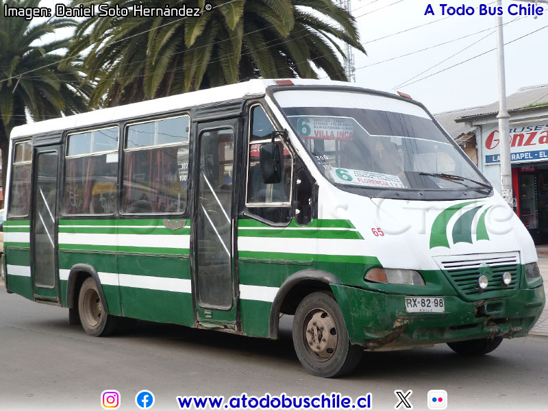 Metalpar Pucará 2000 / Mercedes Benz LO-814 / MELITRAN Línea N° 6 (Melipilla)