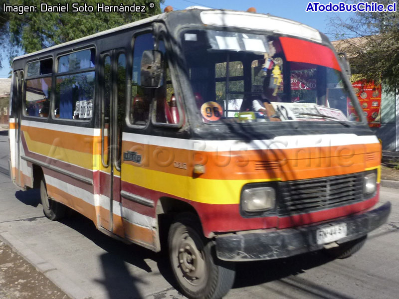 Inrecar / Mercedes Benz LO-708E / Línea Sol de Atacama Variante N° 12 (Copiapó)