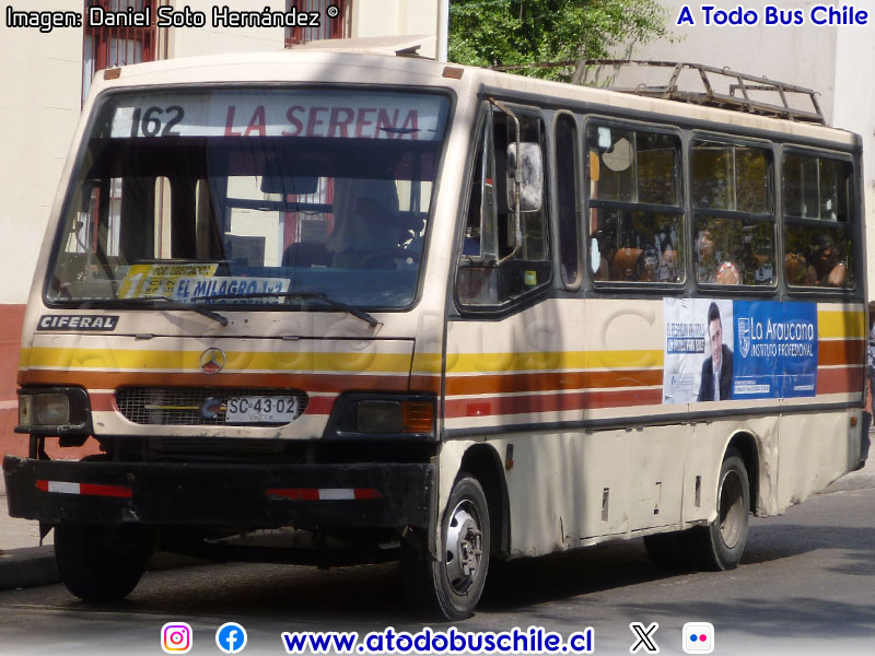 Ciferal Agilis / Mercedes Benz LO-814 / Línea Intercomunal Sur LINCOSUR (La Serena)