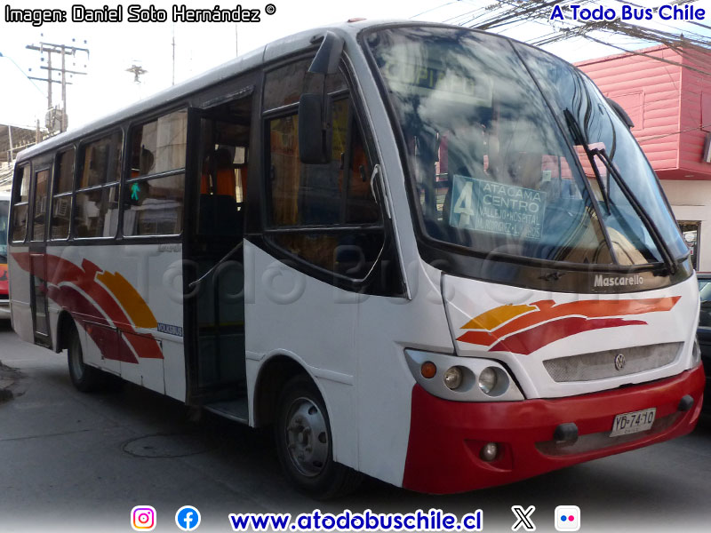Mascarello Gran Micro / Volksbus 9-150OD / Línea Sol de Atacama Variante N° 4 (Copiapó)