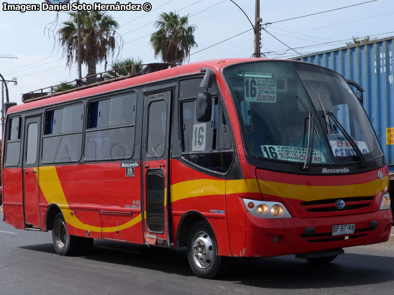 Mascarello Gran Micro / Volksbus 9-150OD / Taxibuses 7 y 8 (Recorrido N° 16) Arica