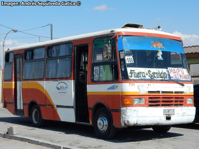 CASA Inter Bus / DIMEX 433-160 / Línea Nº 7 S.A. Calama