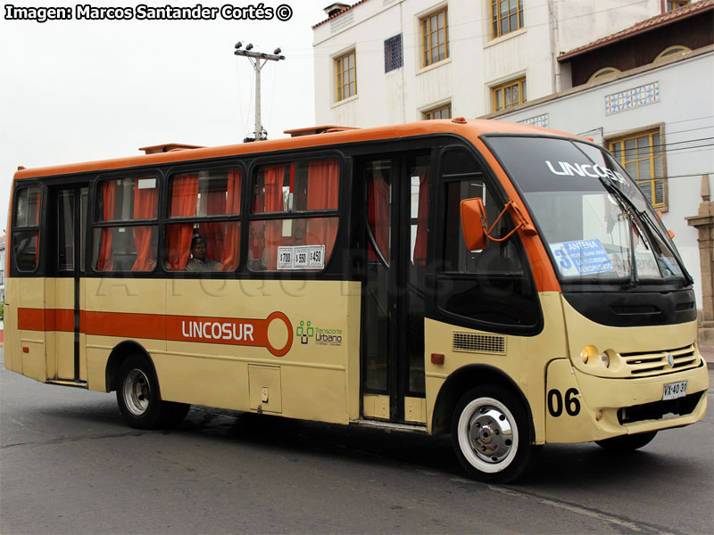 Induscar Caio Piccolo / Mercedes Benz LO-915 / Línea Intercomunal Sur LINCOSUR