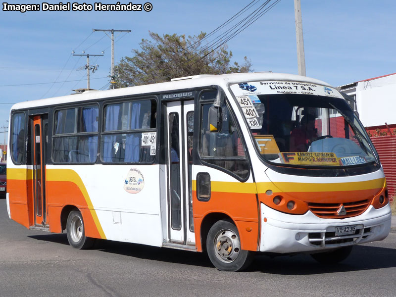 Neobus Thunder + / Agrale MA-8.5TCA / Transportes Línea 7 S.A. (Calama)