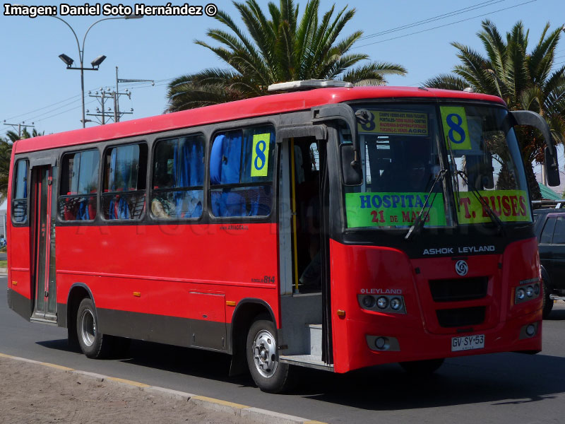 Ashok Leyland Eagle 814 / Taxibuses 7 y 8 (Recorrido N° 8) Arica