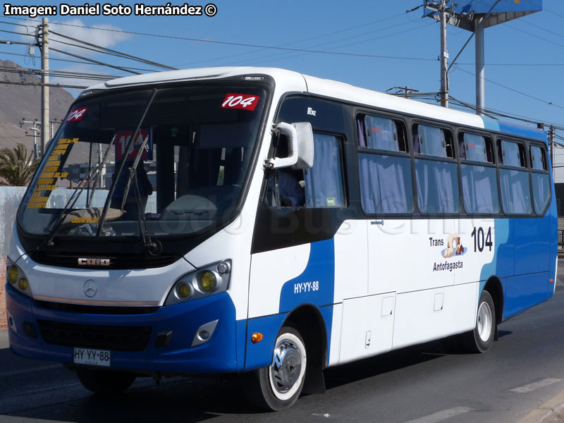 Induscar Caio Foz / Mercedes Benz LO-916 BlueTec5 / Línea N° 104 Trans Antofagasta