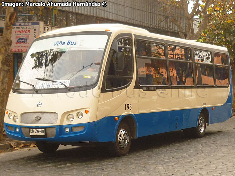 Inrecar Géminis II / Volksbus 9-150EOD / TMV 4 Viña Bus S.A.