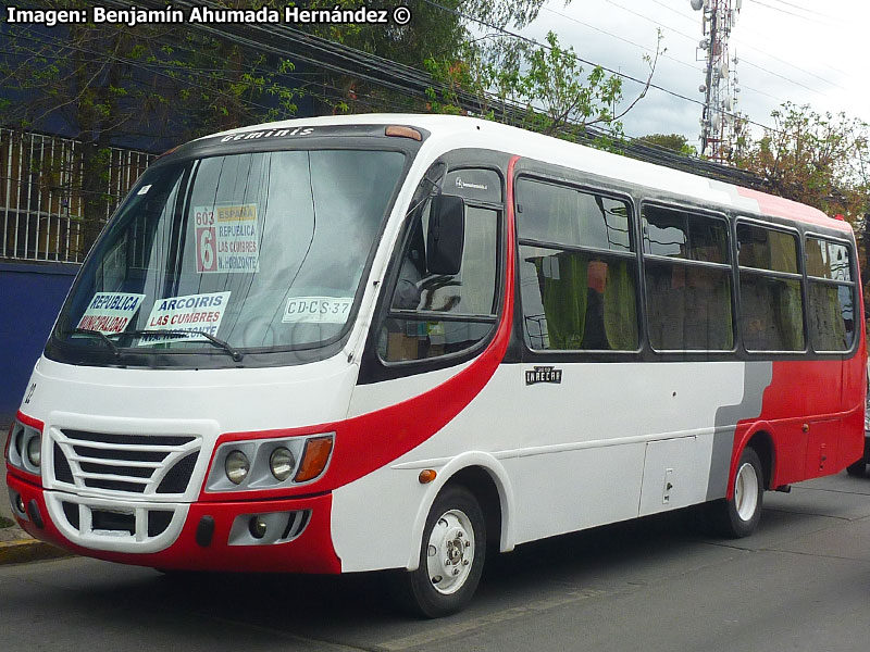 Inrecar Géminis I / Volksbus 9-150EOD / Línea 600 Oriente - Poniente (Buses Cordillera) Trans O'Higgins