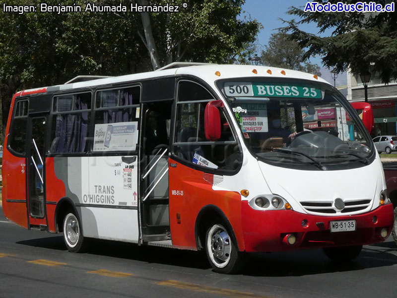 Metalpar Pucará IV Evolution / Mercedes Benz LO-812 / Línea 500 Buses 25 Trans O'Higgins