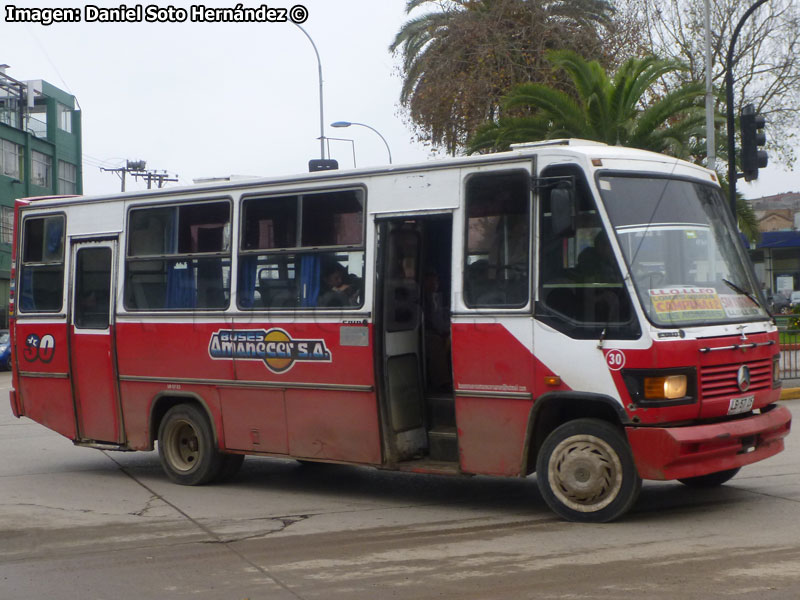 Caio Carolina IV / Mercedes Benz LO-809 / Buses Amanecer S.A. (San Antonio)