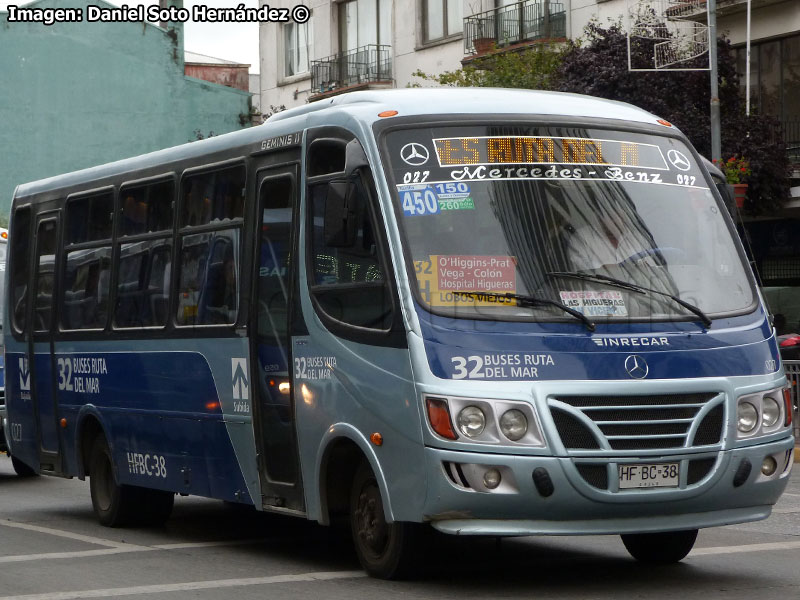 Inrecar Géminis II / Mercedes Benz LO-916 BlueTec5 / Línea N° 32 Buses Ruta del Mar (Concepción Metropolitano)
