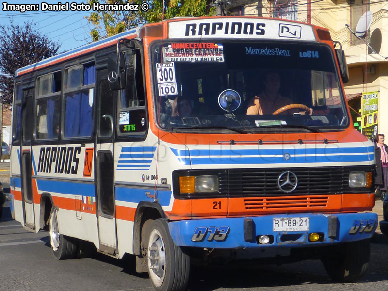 Caricar / Mercedes Benz LO-814 / Línea N° 10 Rápidos Río Viejo (Chillán)