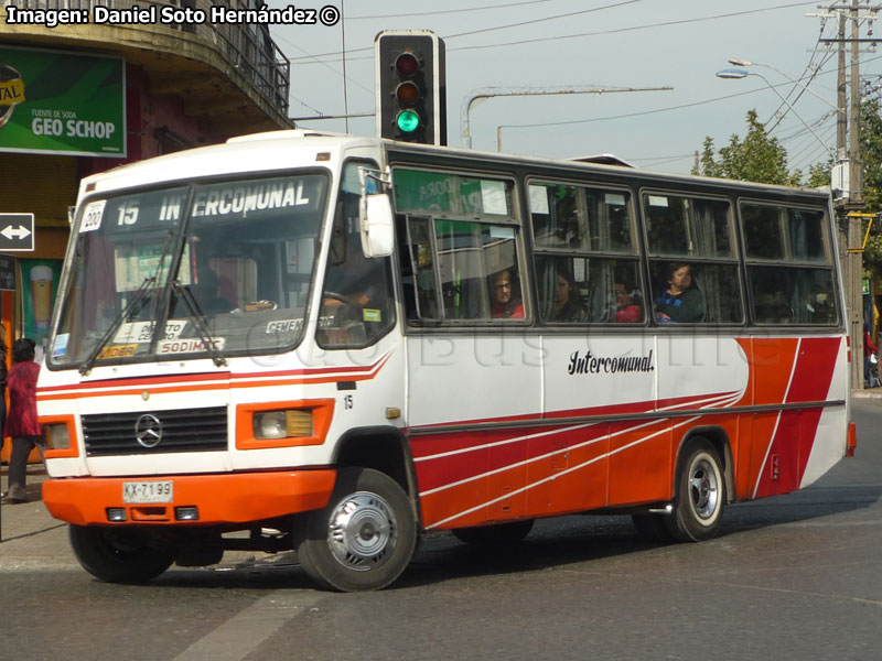 Caio Carolina IV / Mercedes Benz LO-809 / Intercomunal Línea Nº 1 (Curicó)
