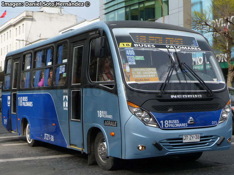 Neobus Thunder + / Agrale MA-9.2 Euro5 / Línea N° 18 Buses Palomares (Concepción Metropolitano)