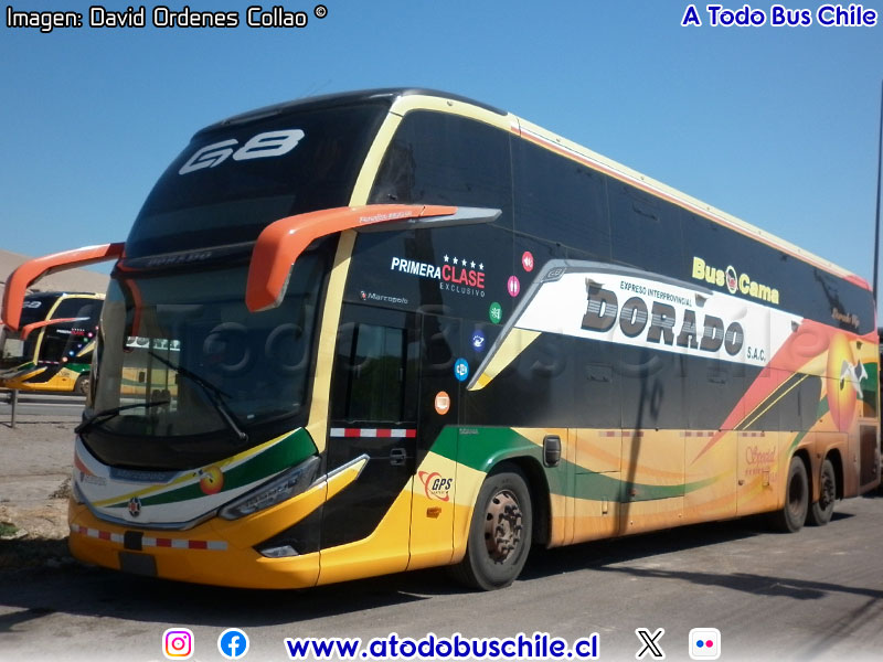 Marcopolo Paradiso G8 1800DD / Scania K-450CB eev5 / Expreso Internacional Dorado S.A.C. (Perú)