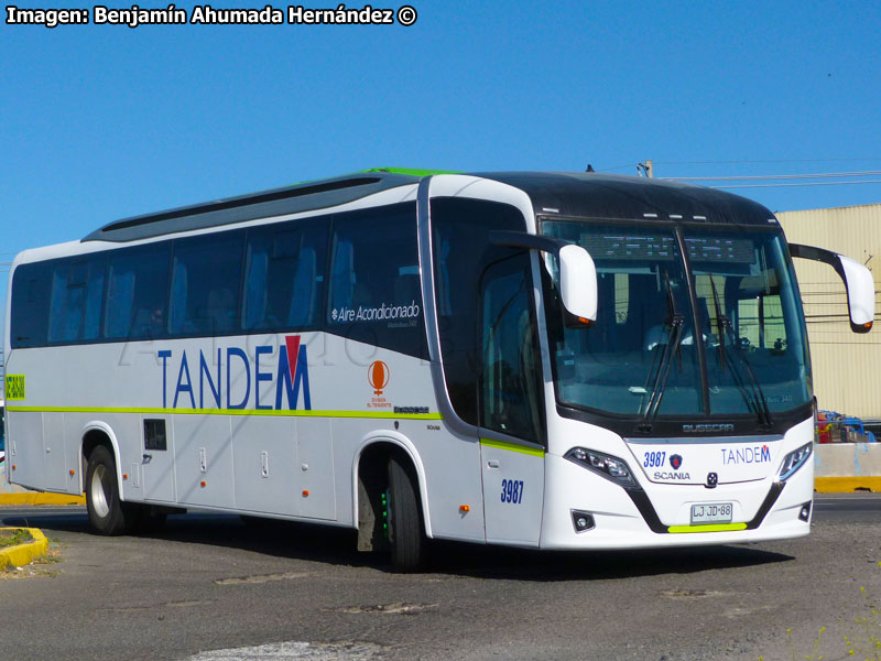 Busscar Vissta Buss 340 / Scania K-360B eev5 / Tandem (Al servicio de CODELCO División El Teniente)
