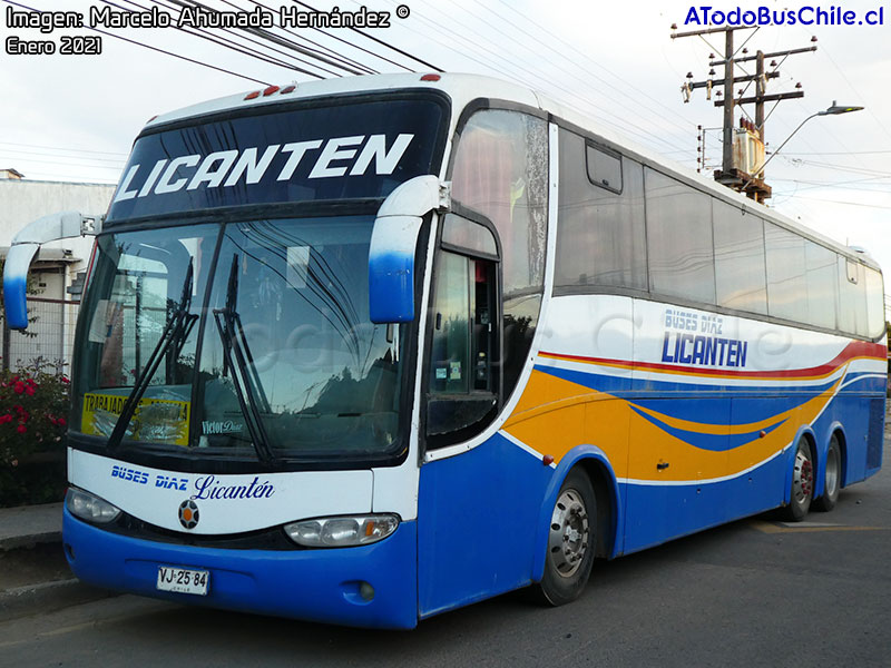 Marcopolo Paradiso G6 1200 / Mercedes Benz O-400RSD / Buses Díaz Licantén