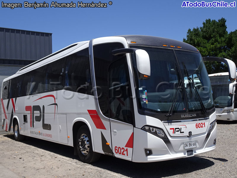 Busscar Vissta Buss 340 / Scania K-400B eev5 / Talca París & Londres