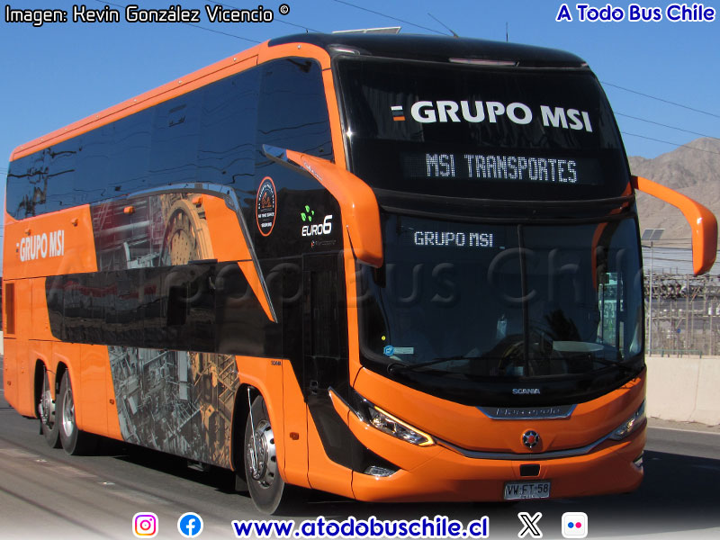Marcopolo Paradiso G8 1800DD / Scania K-450CB eev6 / MSI Transportes