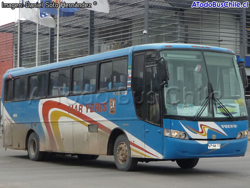Busscar El Buss 340 / Volvo B-7R / Mar Yeris (Al servicio de Transportes Vecchiola S.A.)