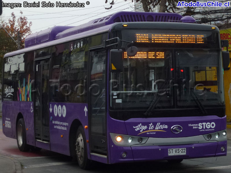 King Long XMQ6900G E-Tech / Transportes Redvan (Al servicio de la I.M. de Santiago)