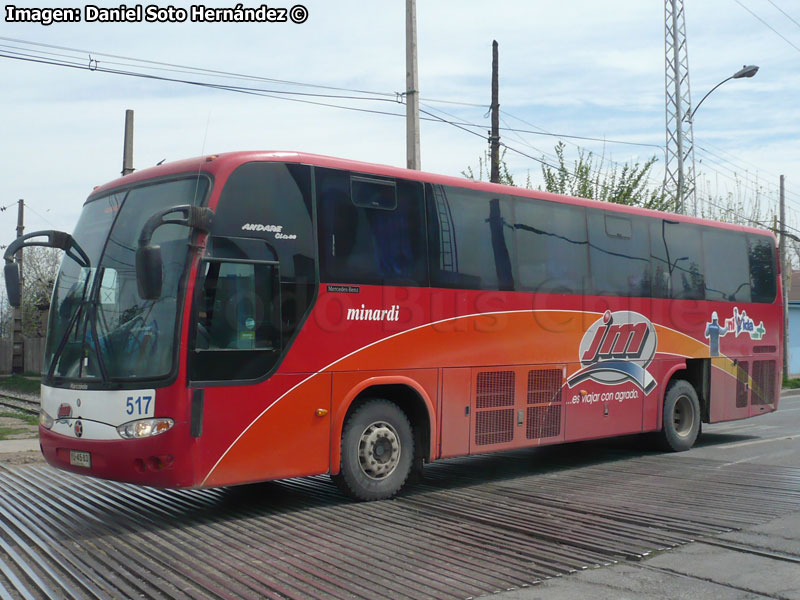Marcopolo Andare Class 1000 / Mercedes Benz O-500RS-1636 / Buses JM (Al servicio de CODELCO División Andina)