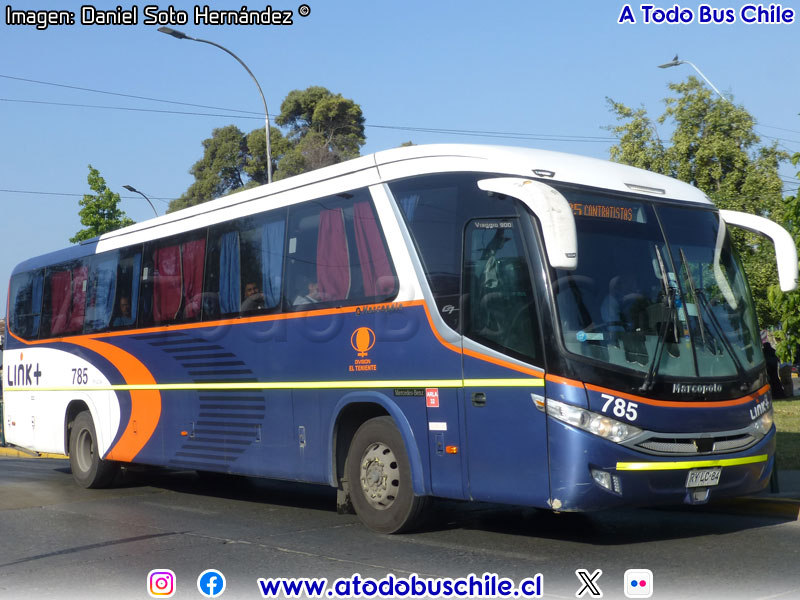 Marcopolo Viaggio G7 900 / Mercedes Benz O-500RS-1941 BlueTec5 / Link + (Al servicio de CODELCO División El Teniente)